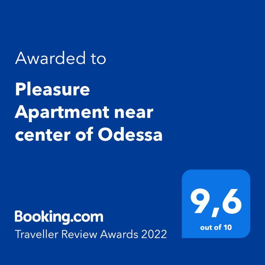 Pleasure Apartment Near Center Of Odessa Extérieur photo